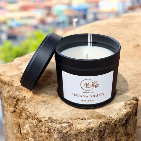 Havana Nights Tin Candle