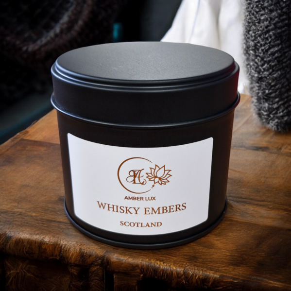 Whisky Embers Tin Candle - Image 2